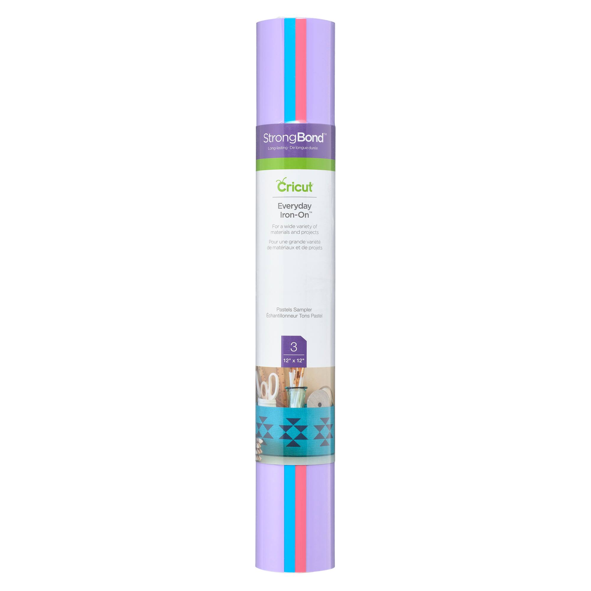 9 Packs: 3 ct. (27 total) Cricut® Everyday Iron On™ Pastels Sampler